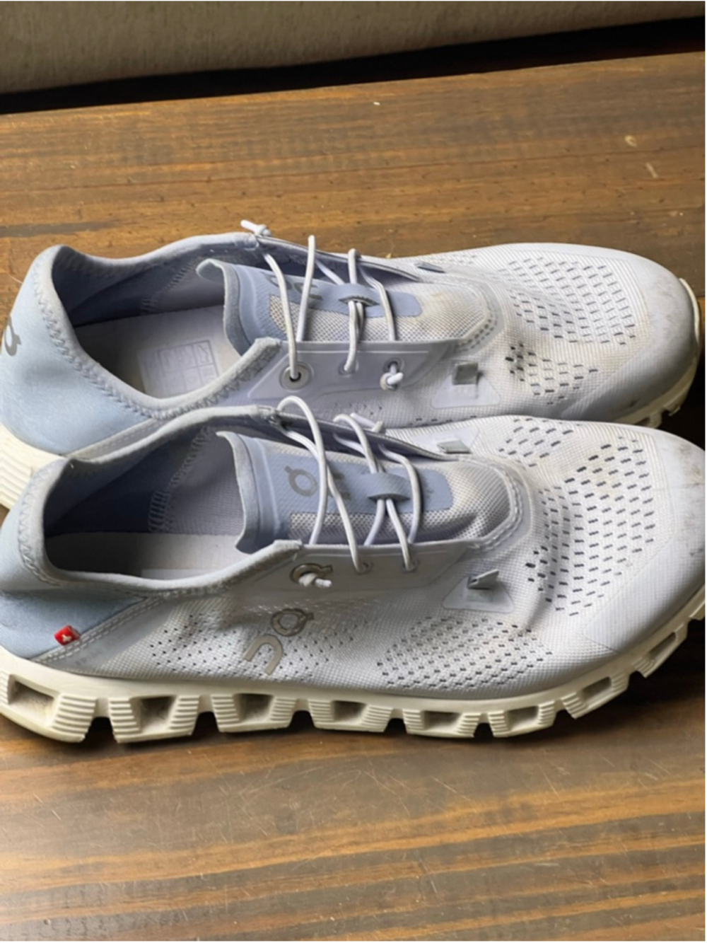 On Cloud 5 Womens Running Shoes Size 7.5 Lavender Gray CloudTec Sneakers - Picture 4 of 6